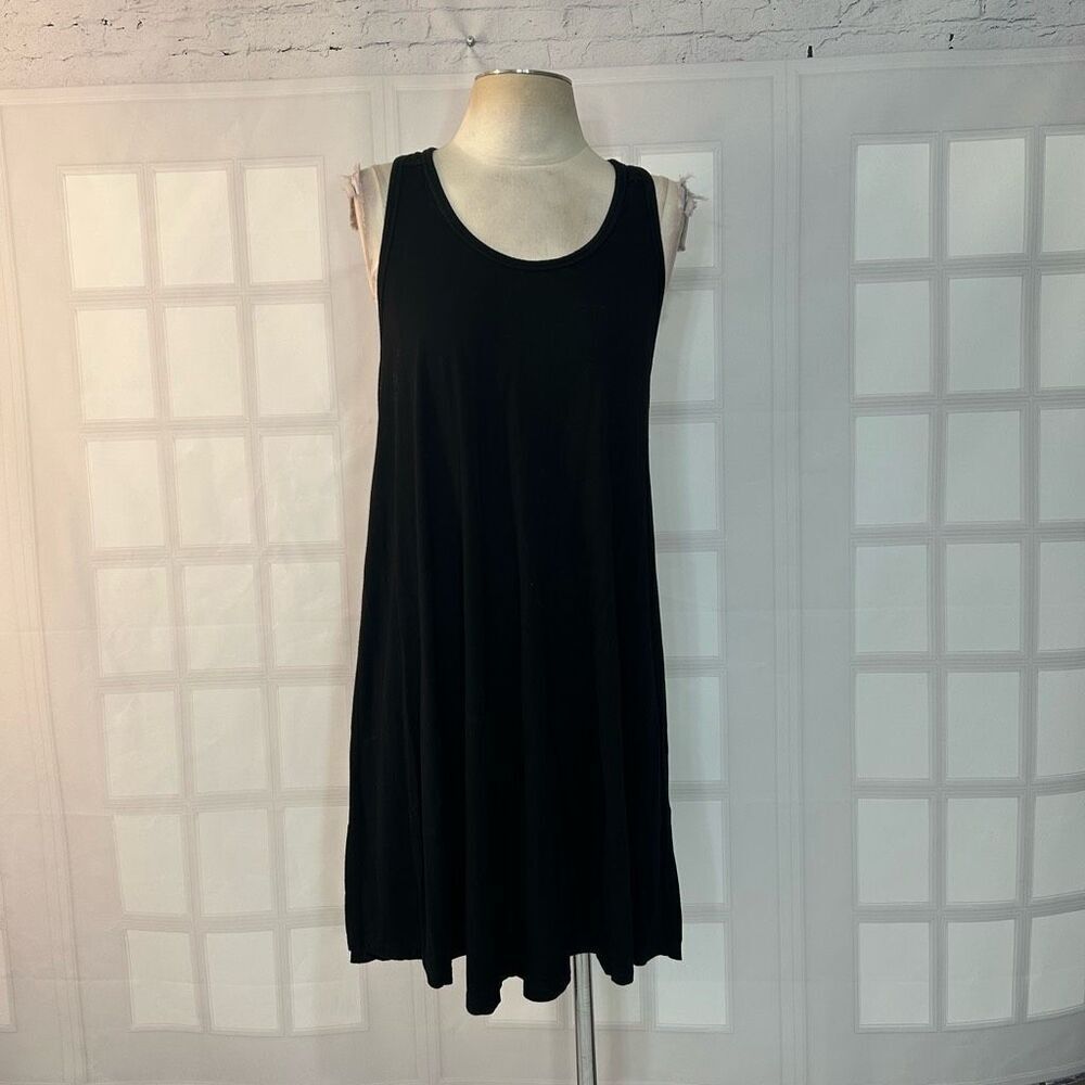 🔥🔥 5/$25 sale 🔥🔥 Peyton Jensen black racer back Tank Dress Size large